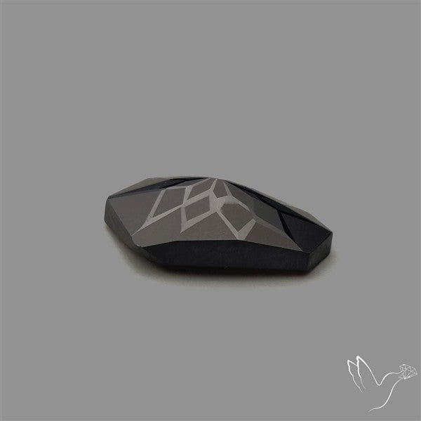Black Spinel Precision Cut Handcarved