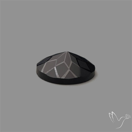 Black Spinel Precision Cut Handcarved
