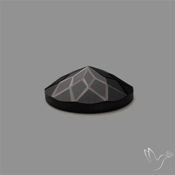 Black Spinel Precision Cut Handcarved