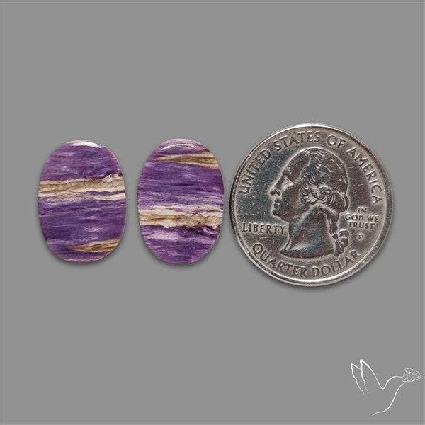 Charoite Pair