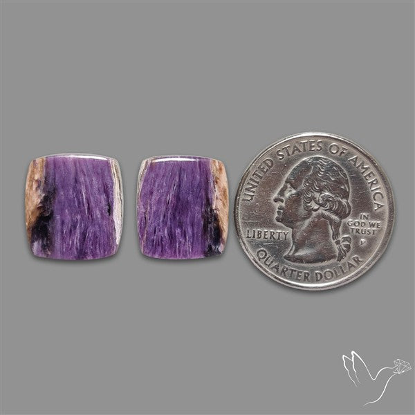 Charoite Pair