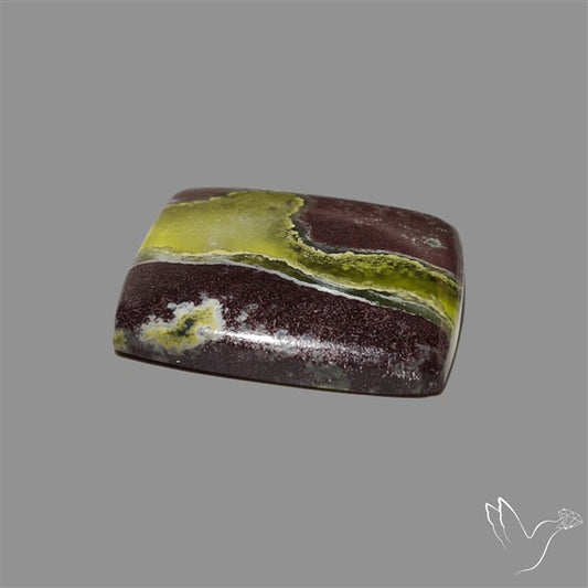 Bi-Colour Australian Prehnite Cabochon