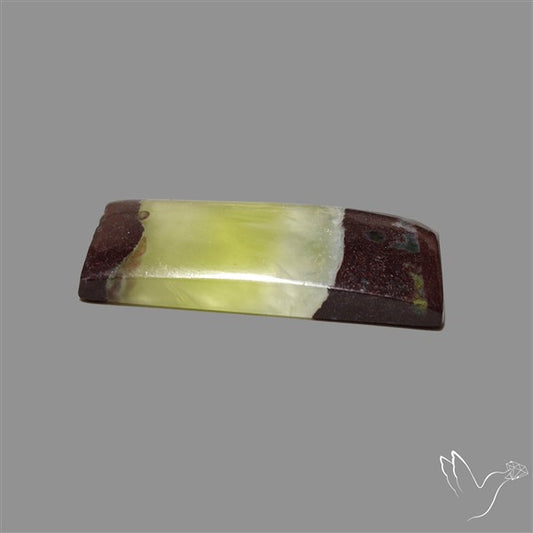 Bi-Colour Australian Prehnite Cabochon