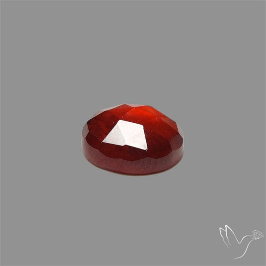 Rose Cut Gemmy Hessonite Garnet