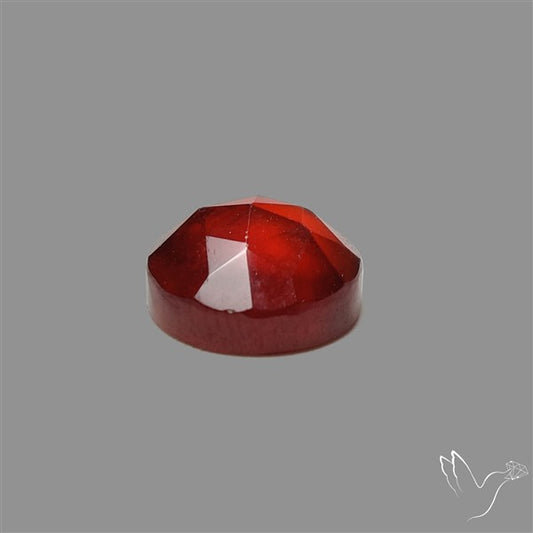 Rose Cut Gemmy Hessonite Garnet