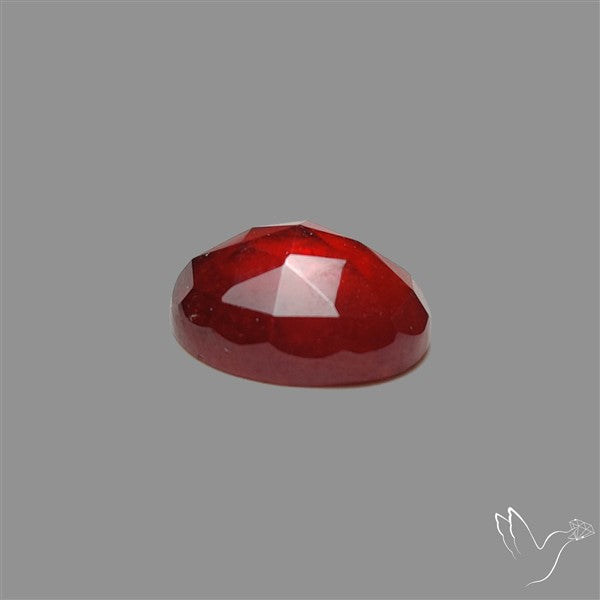 Rose Cut Gemmy Hessonite Garnet