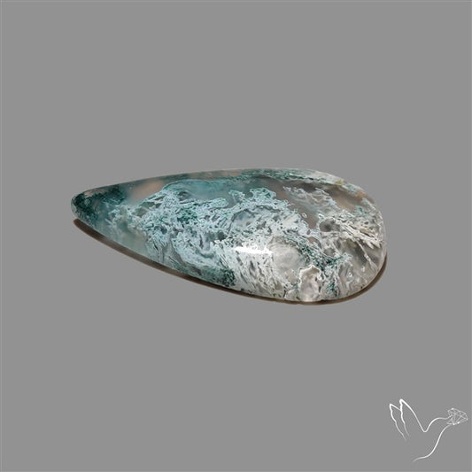Horse Canyon Moss Agate Cabochon