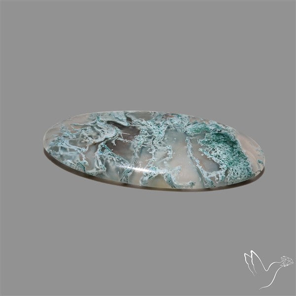 Horse Canyon Moss Agate Cabochon
