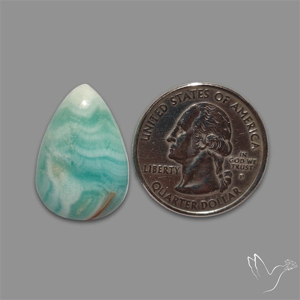 Blue Aragonite Cabochon