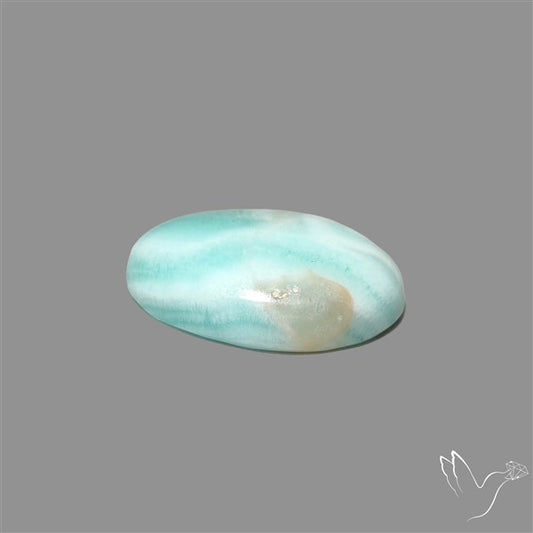 Blue Aragonite Cabochon