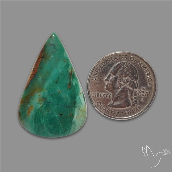 Larsonite Gary Green Jasper Cabochon