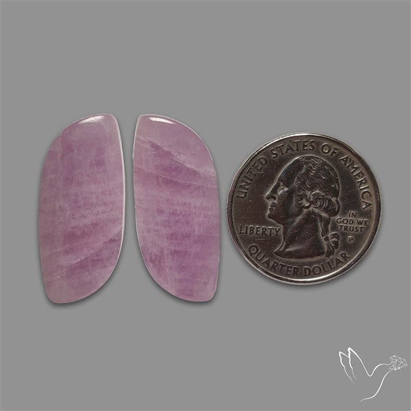 Pink Kunzite Pair