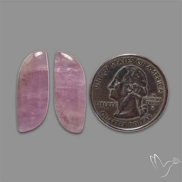 Pink Kunzite Pair