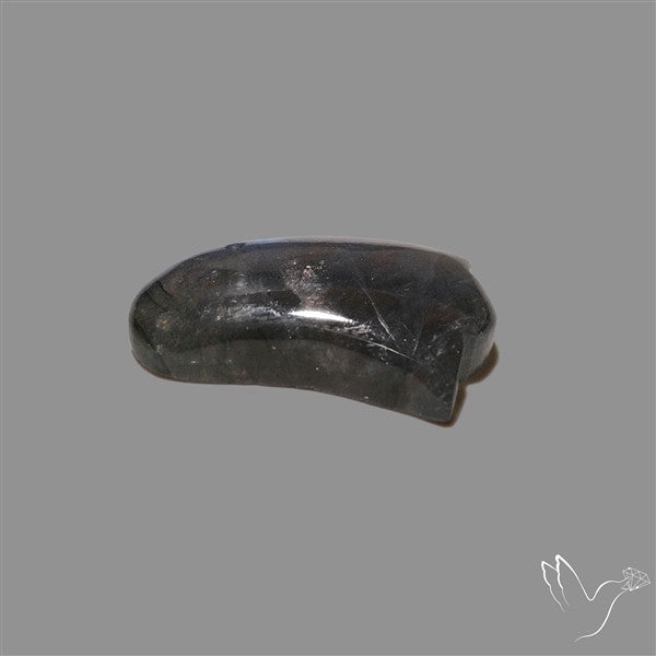 Deep Blue Labradorite Ghost Carving