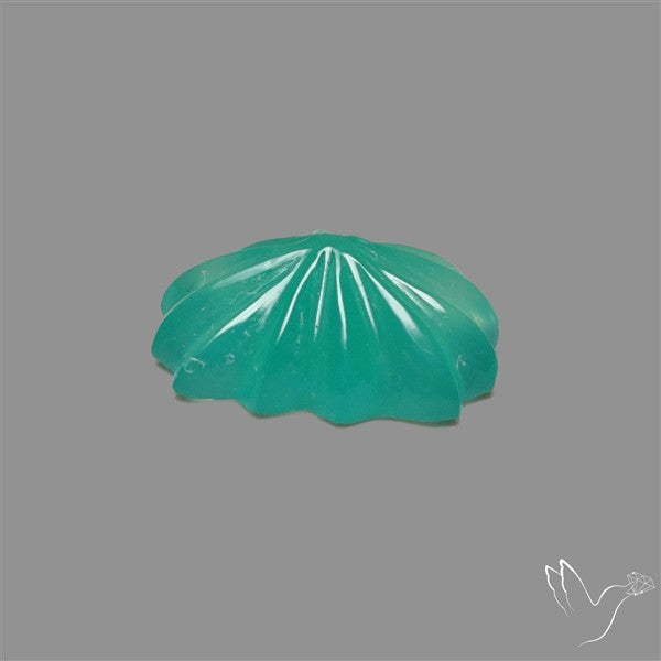 Gemmy Chrome Chalcedony Handcarved