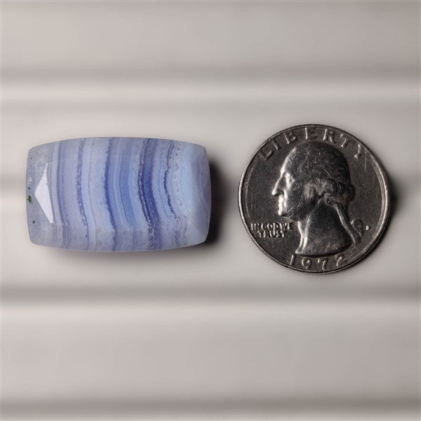 Faceted Blue Lace Agate