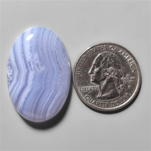 Blue Lace Agate Cabochon