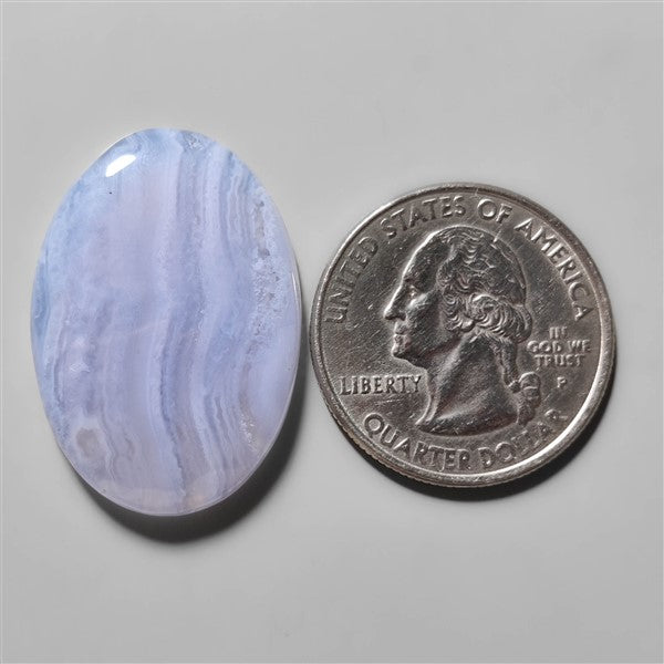 Blue Lace Agate Cabochon