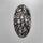 Silversheen Obsidian Mughal Carving