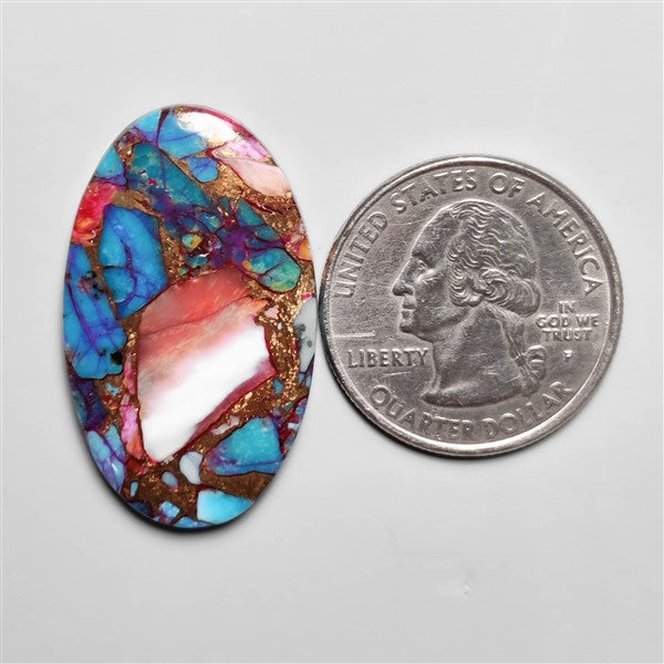 Spiny Oyster Mohave Turquoise