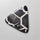Black Septarian Fossil