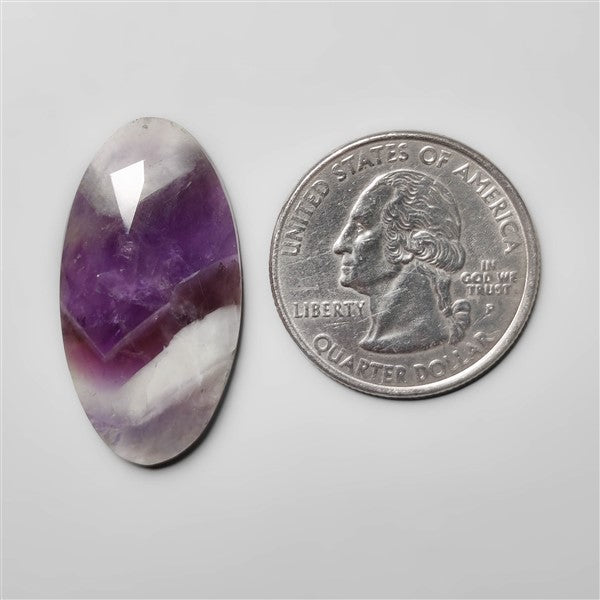Rose Cut Chevron Amethyst