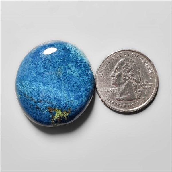 Azurite Shattuckite Cabochon