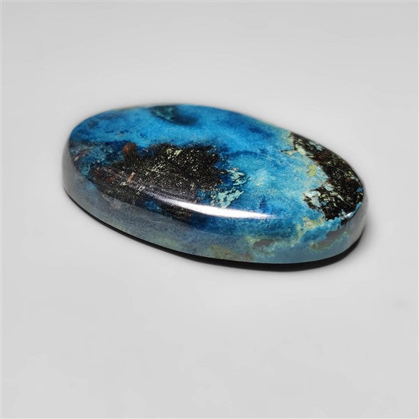Azurite Shattuckite Cabochon
