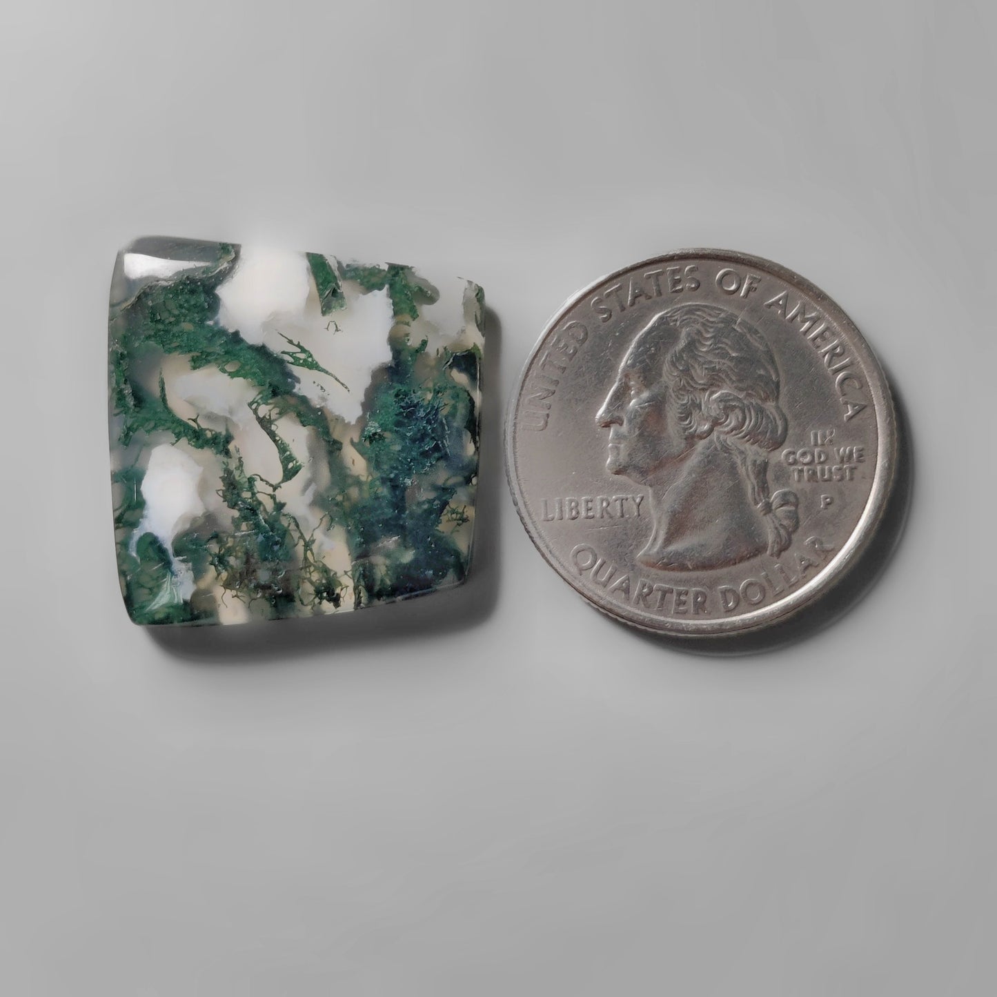 Moss Agate Cabochon