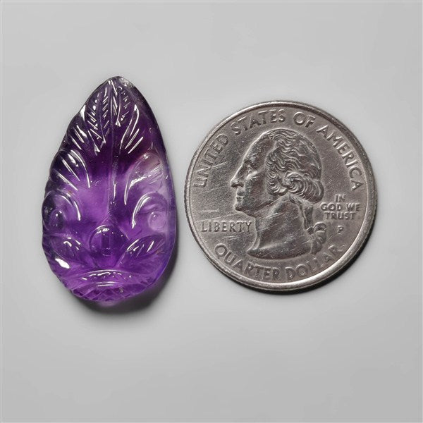 Amethyst Mughal Carving