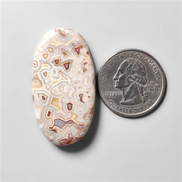 Laguna Lace Agate Cabochon