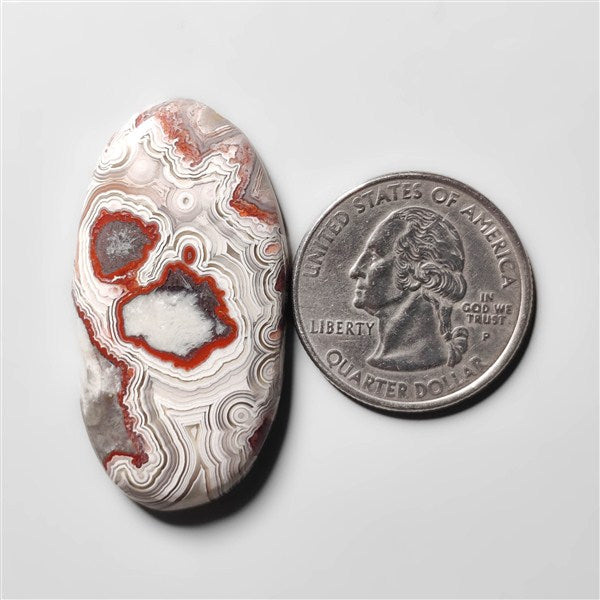 Laguna Lace Agate Cabochon