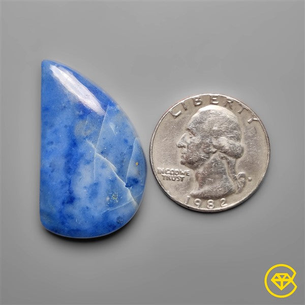 Dumortierite,Quartz