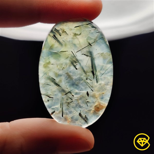 Prehnite,Tourmaline