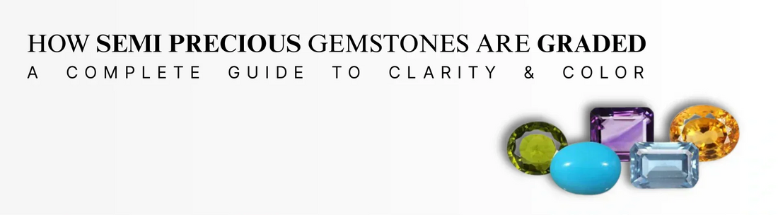How Semi Precious Gemstones Are Graded: A Complete Guide to Clarity & Color