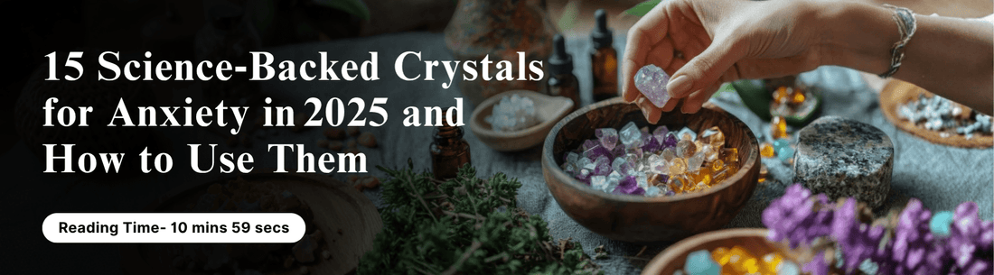 15 Science‑Backed Crystals for Anxiety in 2025 and How to Use Them