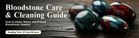 Bloodstone Care and Cleaning Guide: How to Clean, Store, and Protect Bloodstone Jewelry