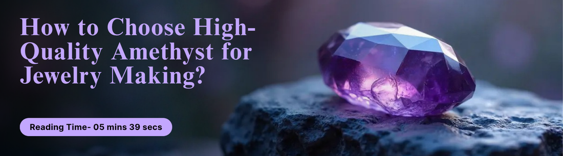 high quality amethyst for jewelry making 