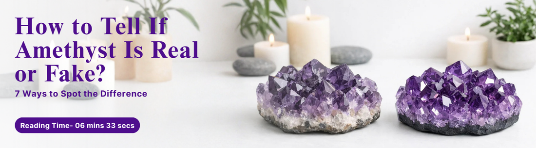 how to tell if amethyst is real or fake 