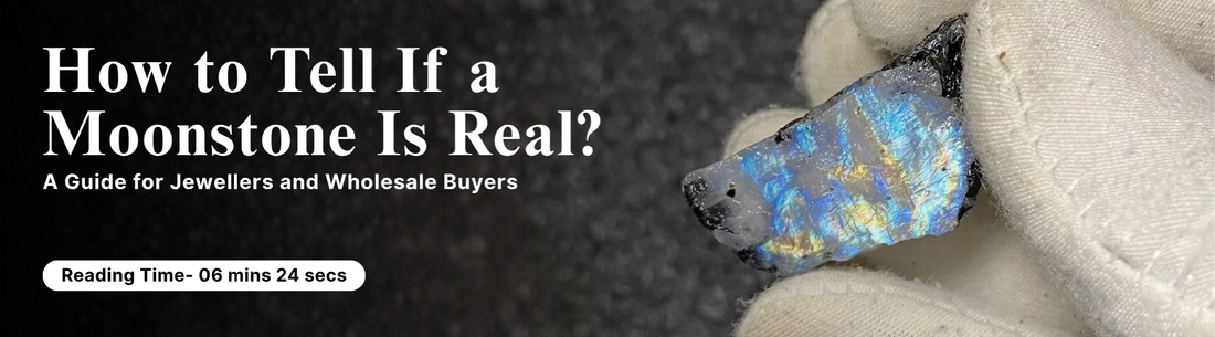 how tot tell if a moonstone is real