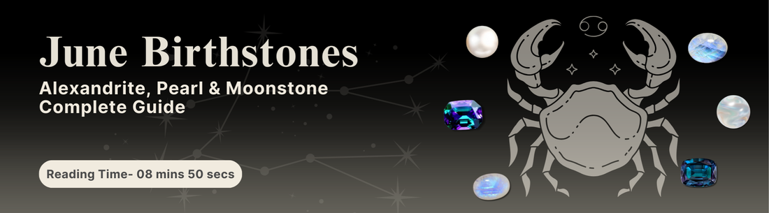 June Birthstones- Alexandrite, Pearl & Moonstone Complete Guide