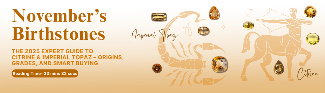 November’s Birthstones: The 2025 Expert Guide to Citrine & Imperial Topaz 