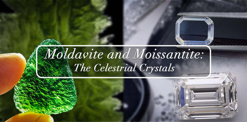 Moldavite And Moissanite: The Celestial Crystals