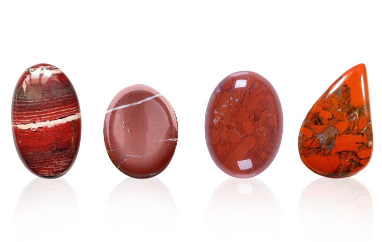 Buy Beautiful Red Jasper Cabochons Online - GemstonesForSale
