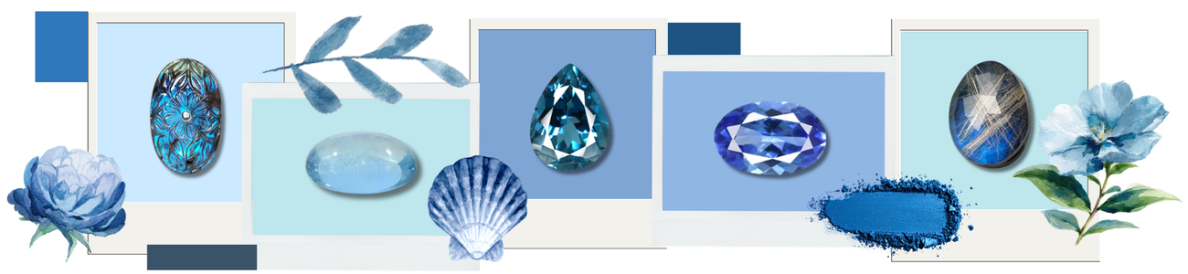 Blue Gemstones desktop