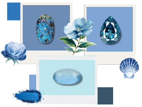 Blue Gemstones mobile
