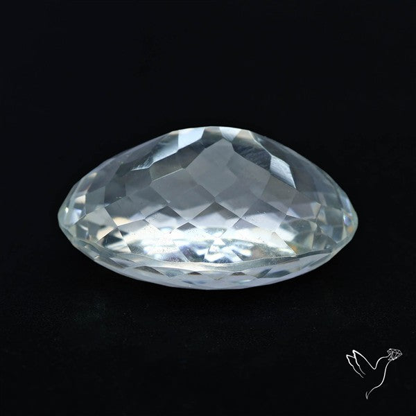 Himalayan Clear Crystal Quartz Faceted Fine Gemstone
