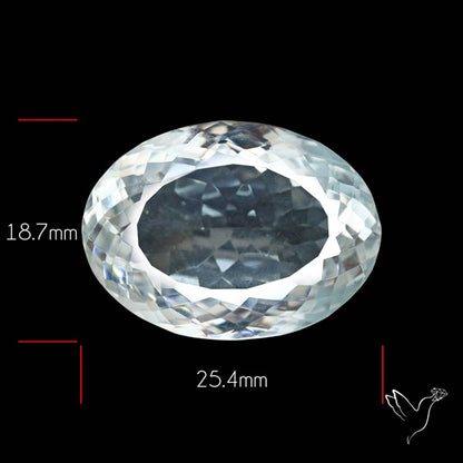 Himalayan Clear Crystal Quartz Faceted Fine Gemstone