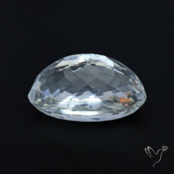 Himalayan Clear Crystal Quartz Faceted Fine Gemstone