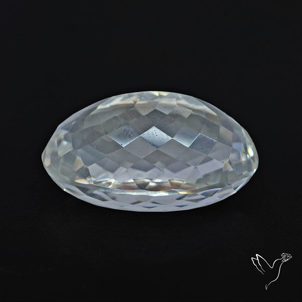 Himalayan Clear Crystal Quartz Faceted Fine Gemstone